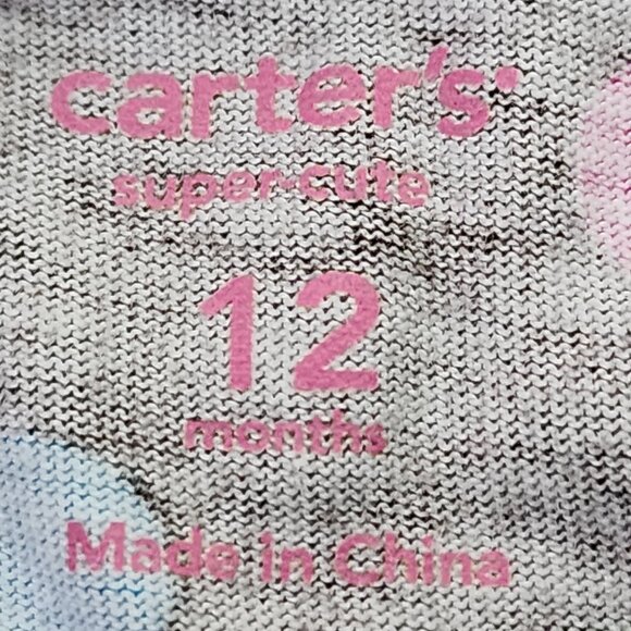 Carters - Brown Polka Dot Shirt Sleeve Less Shirt Size 12 Months - Picture 6 of 6